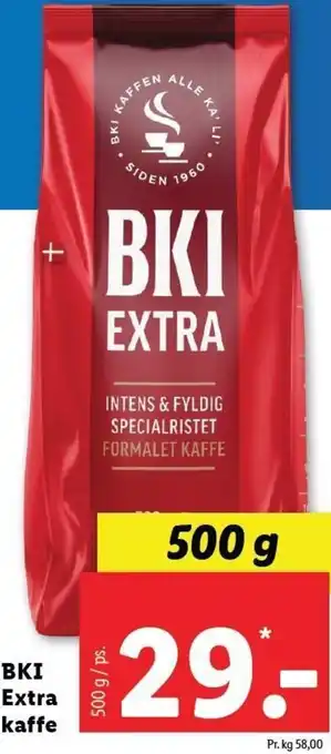 Lidl BKI Extra Kaffe 500 g tilbud