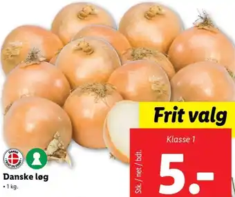 Lidl Danske Løg 1kg tilbud