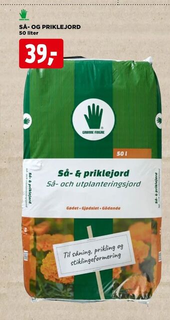 jem & fix Så- og priklejord tilbud