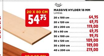 jem & fix Massive hylder 18 mm tilbud