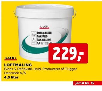 jem & fix Loftmaling tilbud
