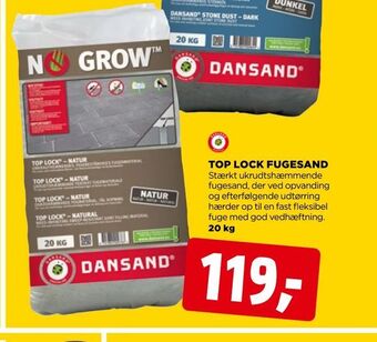 jem & fix Top lock fugesand tilbud