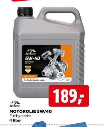 jem & fix Motorolie 5w/40 tilbud