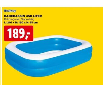 jem & fix Badebassin 450 liter tilbud