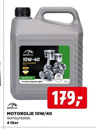 jem & fix Motorolie 10w/40 tilbud
