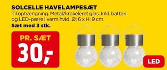 jem & fix SOLCELLE HAVELAMPESÆT tilbud