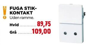 jem & fix Fuga stikkontakt tilbud