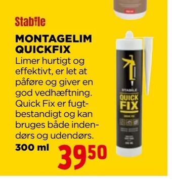jem & fix Montagelim quickfix tilbud
