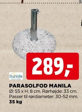 jem & fix Parasolfod manila tilbud