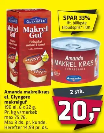 Fleggaard Glyngøre makrel tilbud