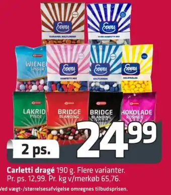 Karamel saltlinser dragée