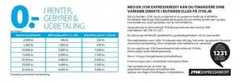 Jysk annonce