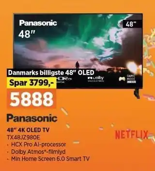 Power Panasonic 48" 4K OLED TV tilbud