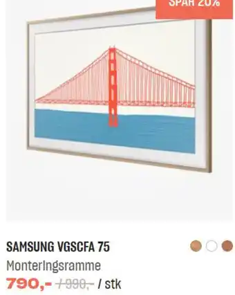 Hi-Fi Klubben Samsung Vgscfa 75 tilbud
