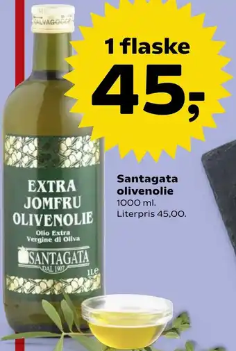 SuperBrugsen Santagata Olivenolie 1000 ml. tilbud