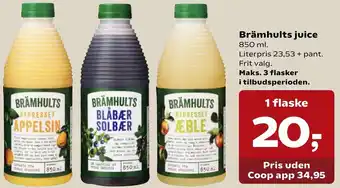 SuperBrugsen Brämhults Juice 850 ml tilbud