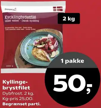 SuperBrugsen Kyllinge Brystfilet 2 kg tilbud