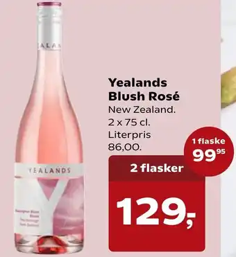 SuperBrugsen Yealands Blush Rosé 2x75 cl tilbud
