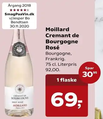 Moillard Cremant De Bourgogne Rosé 75cl