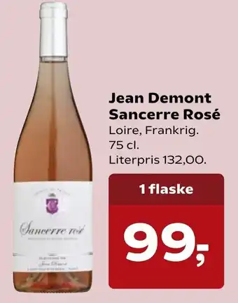 SuperBrugsen Jean Demont Sancerre Rosé 75 cl tilbud