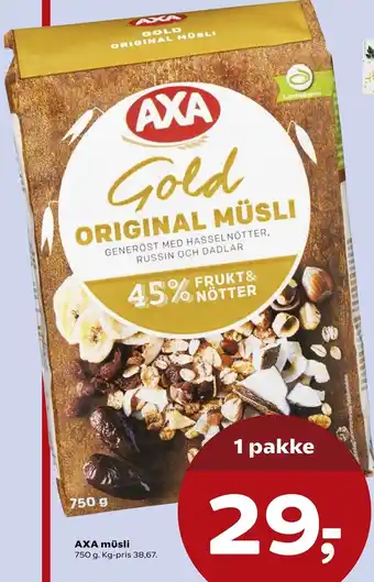 Axa Müsli 750 g