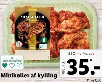 Lidl Minikøller af Kylling 1000 g tilbud