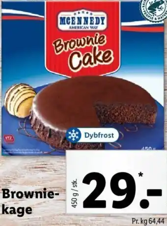 Lidl Brownie Kage 450 g tilbud