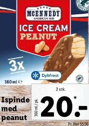 Lidl Ispinde med Peanut 360 ml tilbud