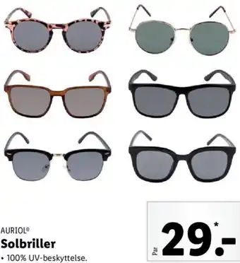 Lidl Solbriller Par tilbud