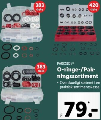 O-ringe-/Pakningssortiment