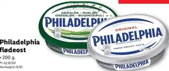 Lidl Philadelphia flødeost 200 g tilbud