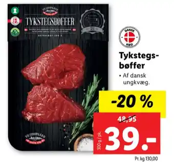 Lidl Vilstrupgård oksetykstegsbøffer tilbud