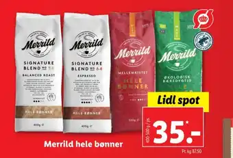 Signature blend 64 kaffebønner - hele