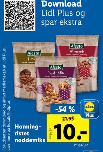 Lidl Alesto nødder tilbud