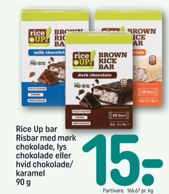 Rice up chokoladebar milk