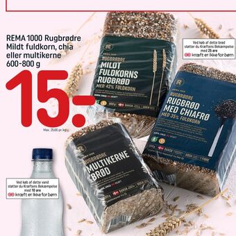 REMA 1000 Rema 1000 rugbrød-skiver tilbud