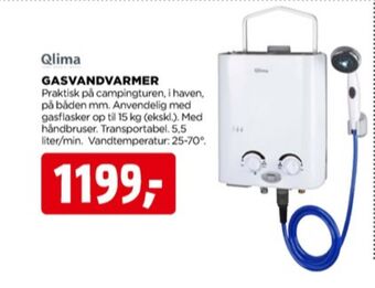 Qlima vandvarmer
