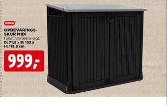 jem & fix Keter opbevaringsskur tilbud