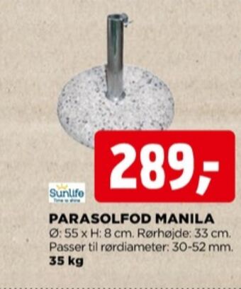 jem & fix Sunlife parasolfod tilbud