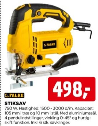 jem & fix Falke stiksav tilbud