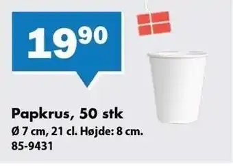 Papkrus, 50 stk