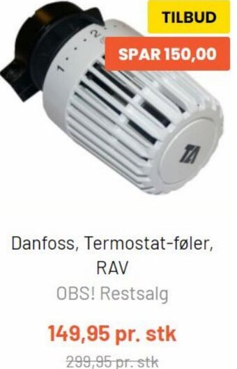 Danfoss, Termostat-Føler, Rav