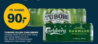 Let-Køb Tuborg eller carlsberg tilbud