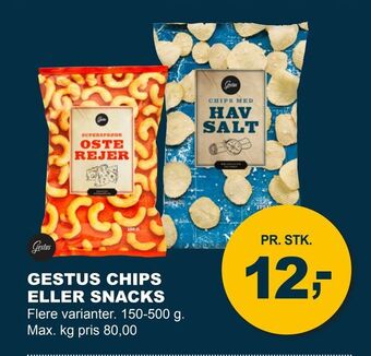 Let-Køb Gestus chips eller snacks tilbud