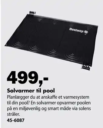 Biltema Solvarmer til pool tilbud