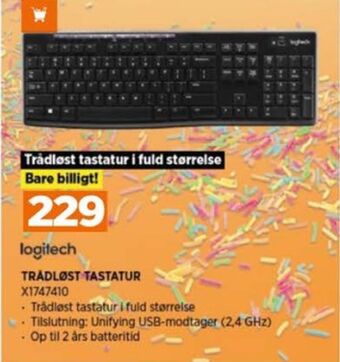 Power Logitech tastatur tilbud
