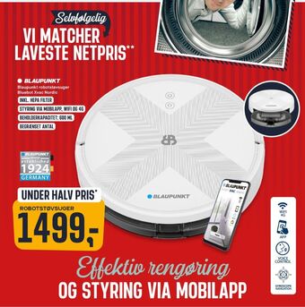 Skousen Blaupunkt robotstøvsuger tilbud