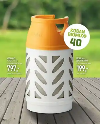 Kosan gas flaske + gas