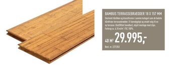 Johannes Fog BAMBUS TERRASSEBRÆDDER 18 X 157 MM tilbud