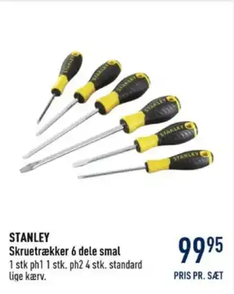 Johannes Fog Stanley skruetrækkersæt tilbud